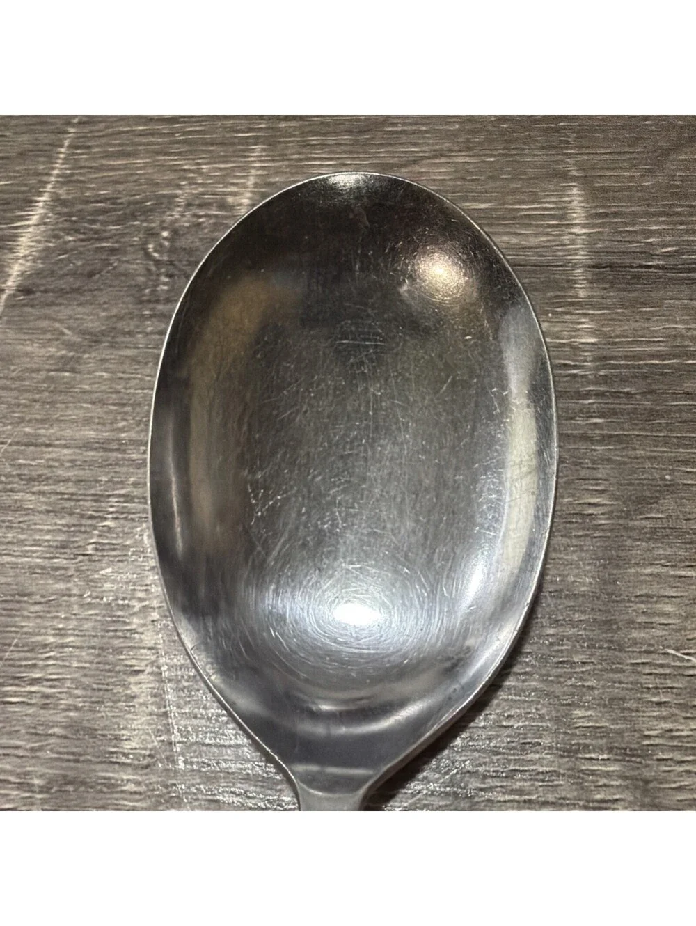 Amcrest Stainless Silhouette Serving Spoon Made in Japan Large Flatware Ladle 9”